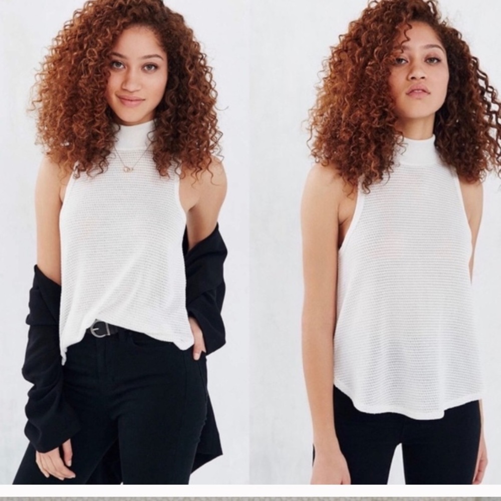Urban Outfitters Knitted Mock Neck Tank